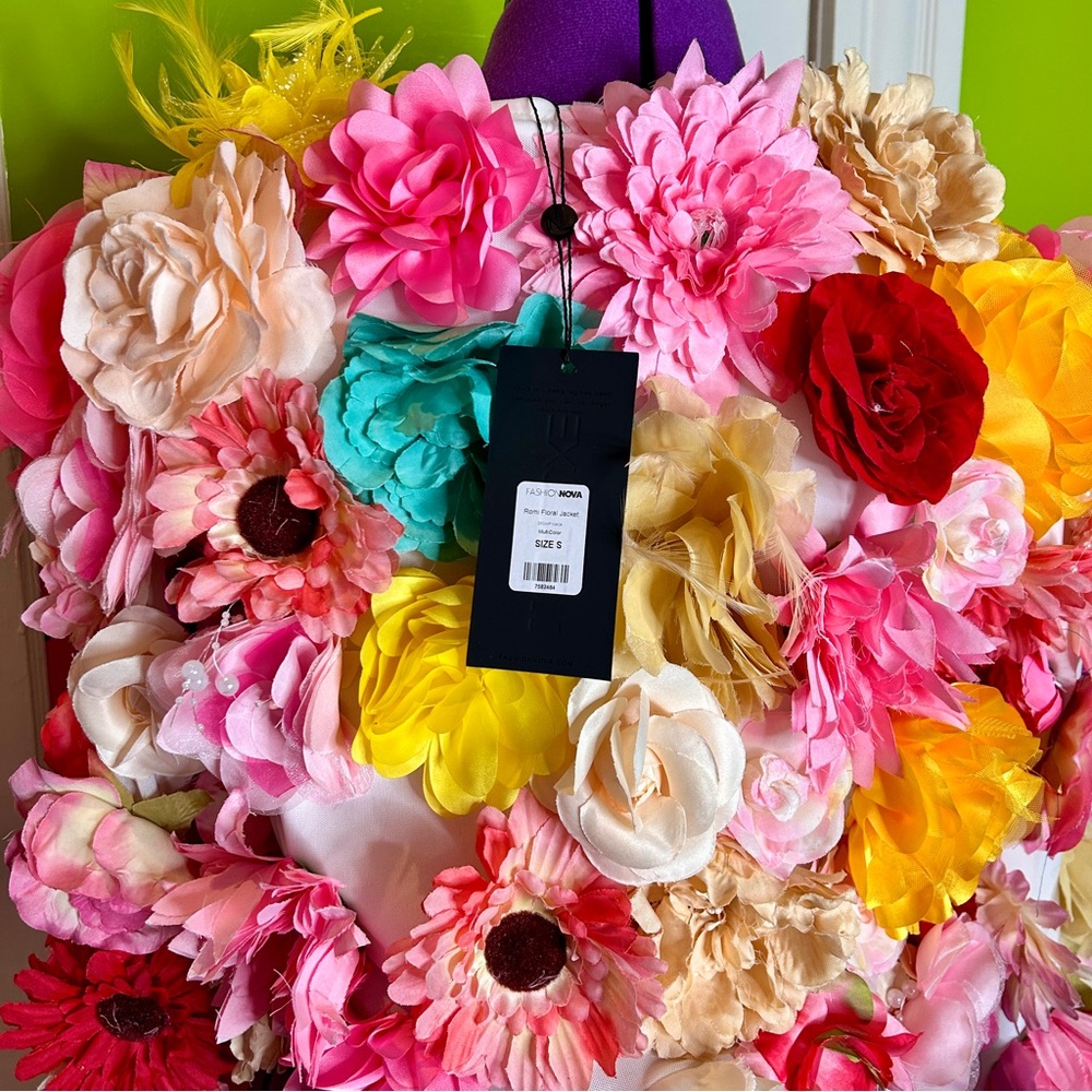 Floral Multicolor Statement Jacket - image 6